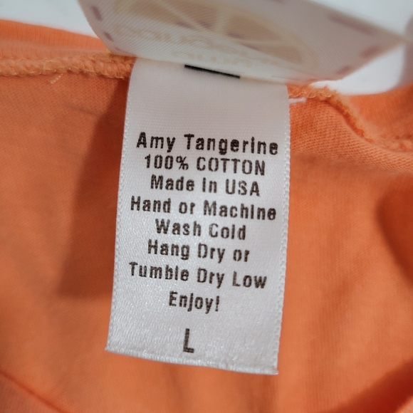 amy tangerine make lemonade vintage tee women's size large - Picture 8 of 11